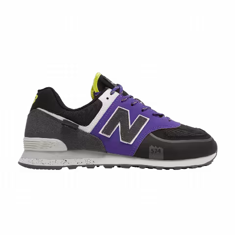 New Balance 574T 'Black Purple'