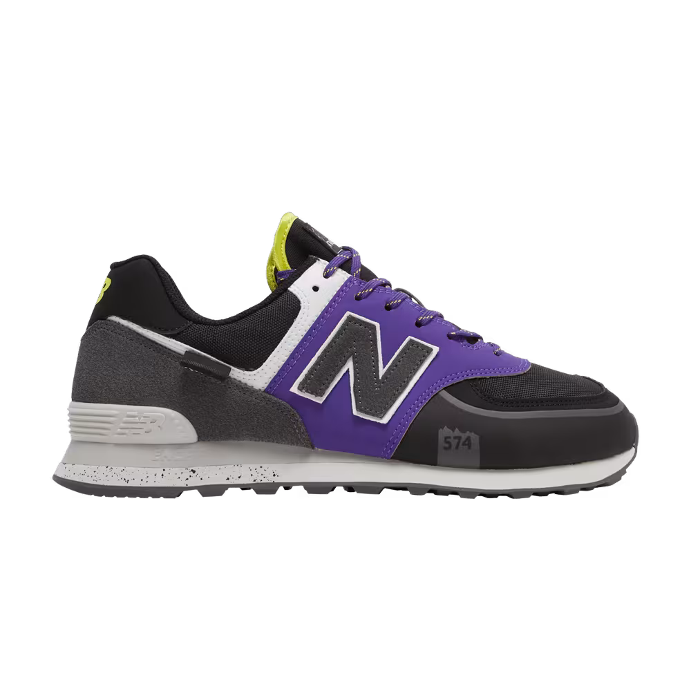 New Balance 574T Black Purple