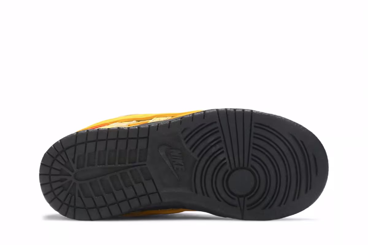 Off-White x Nike Rubber Dunk PS University Gold, view 5