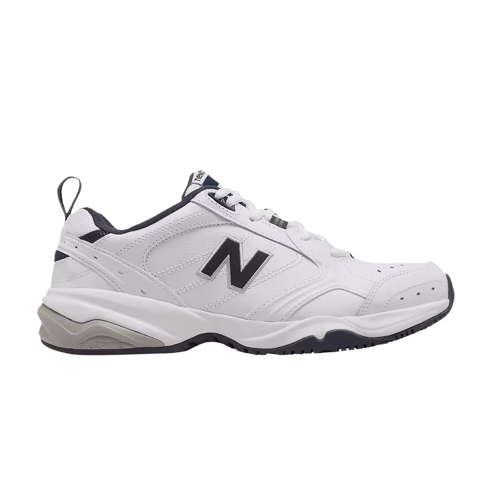 New Balance 624 4E Wide White Navy