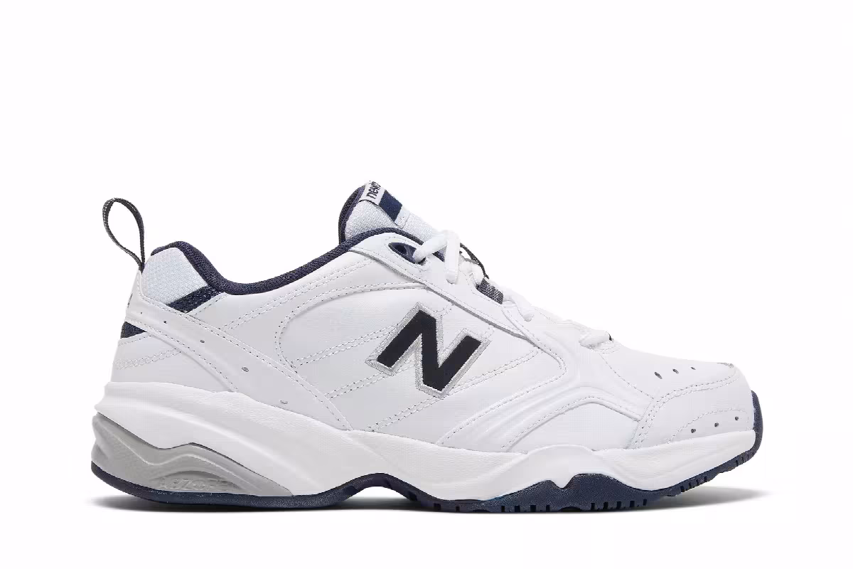 New Balance 624 White Navy, view 2