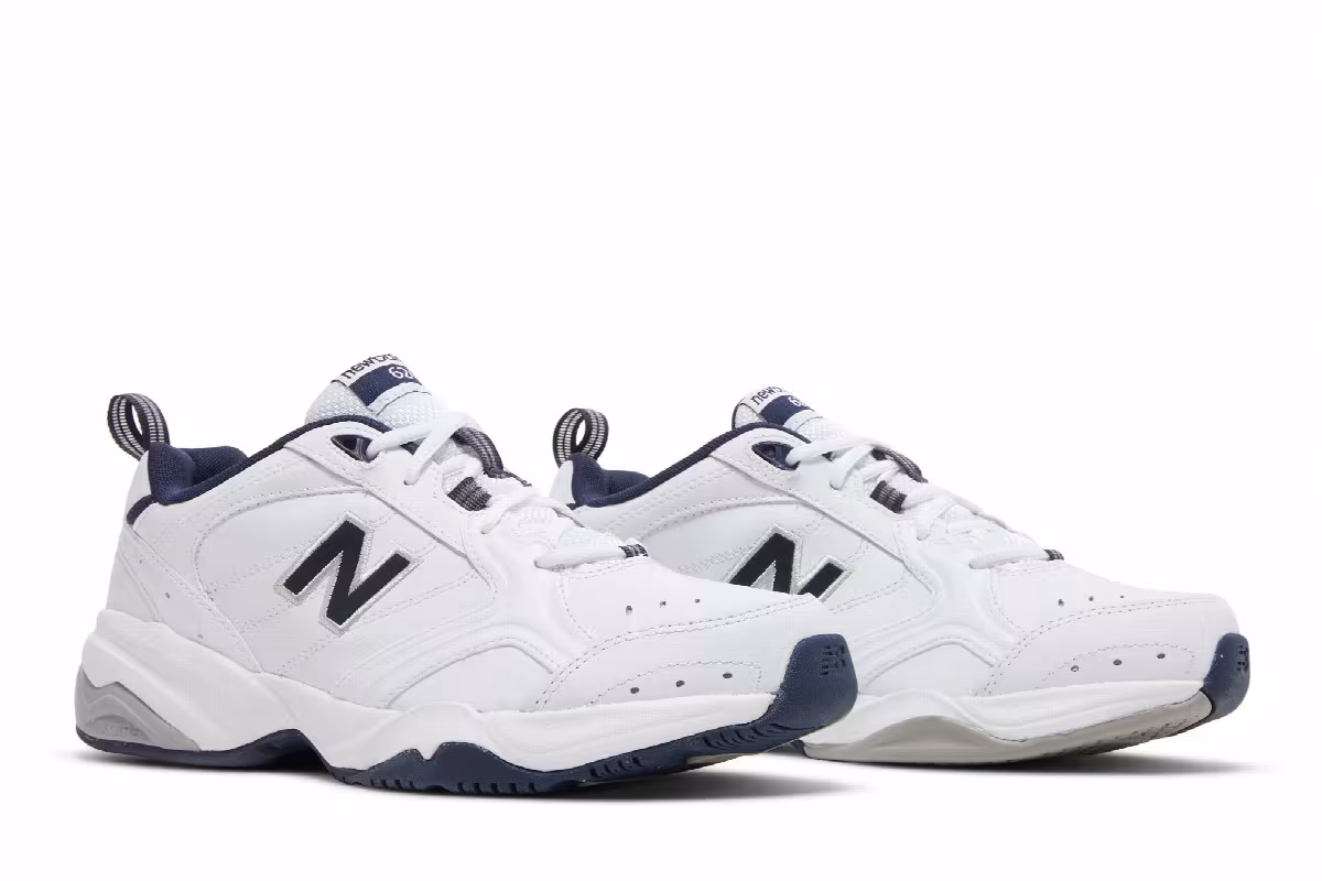 New Balance 624 White Navy, view 9
