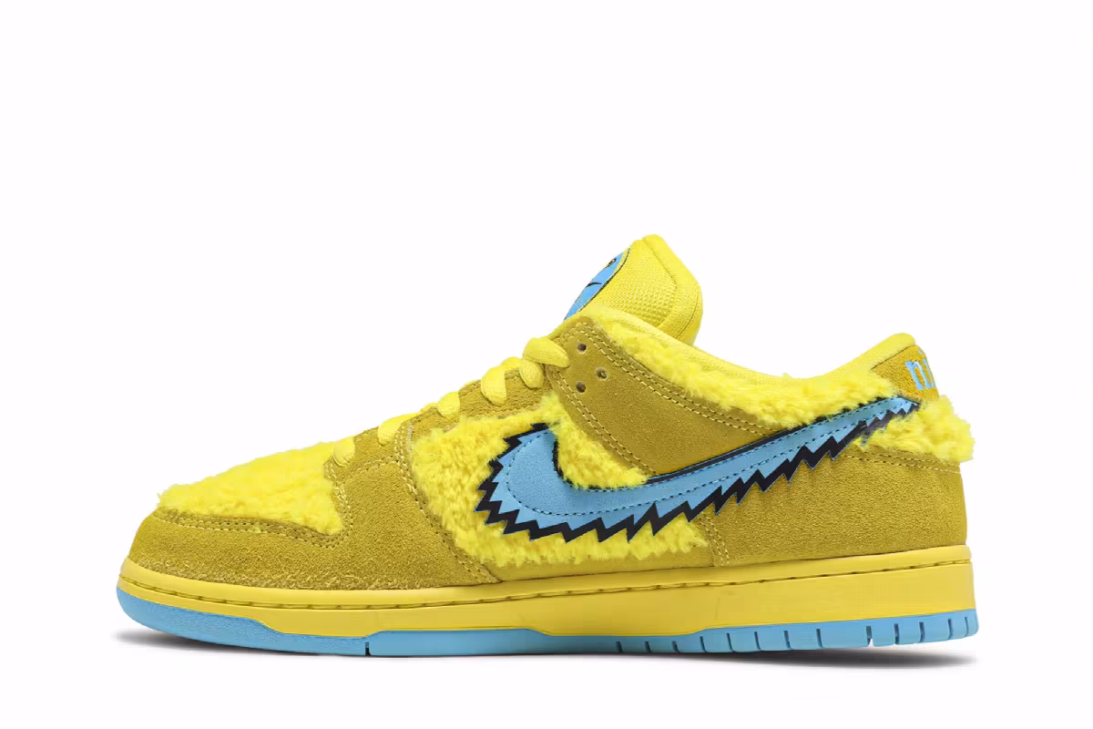 Grateful Dead x Nike Dunk Low SB Yellow Bear, view 4