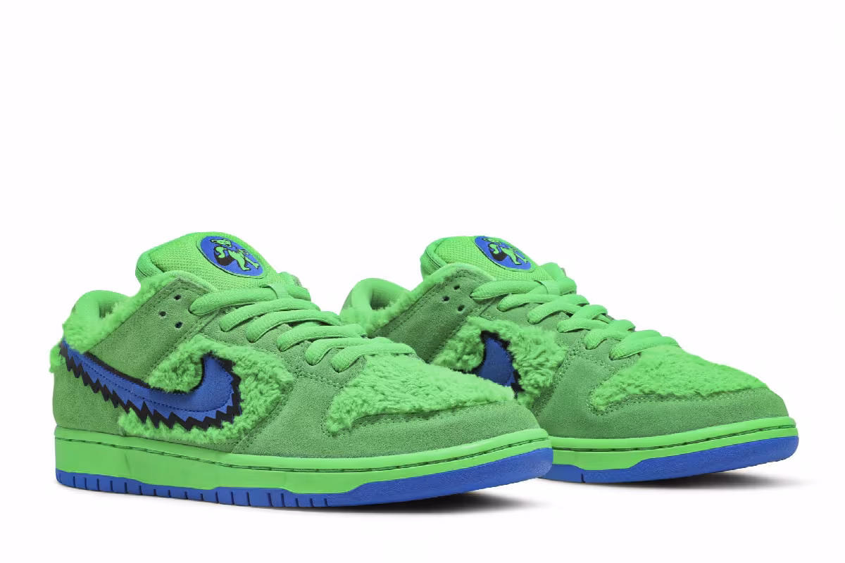 Grateful Dead x Nike Dunk Low SB Green Bear, view 9