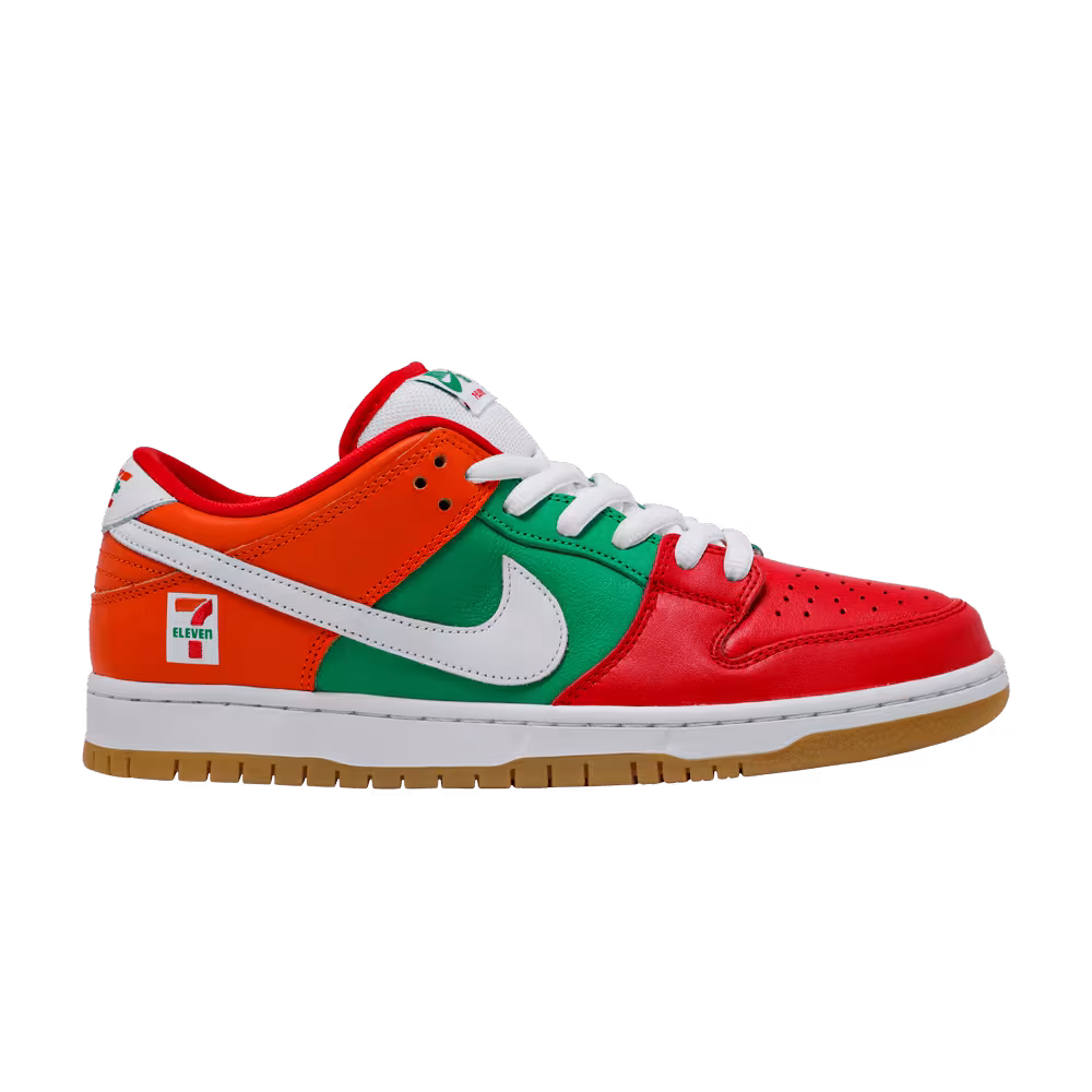 7-Eleven x Nike Dunk Low SB Orange Pine Red