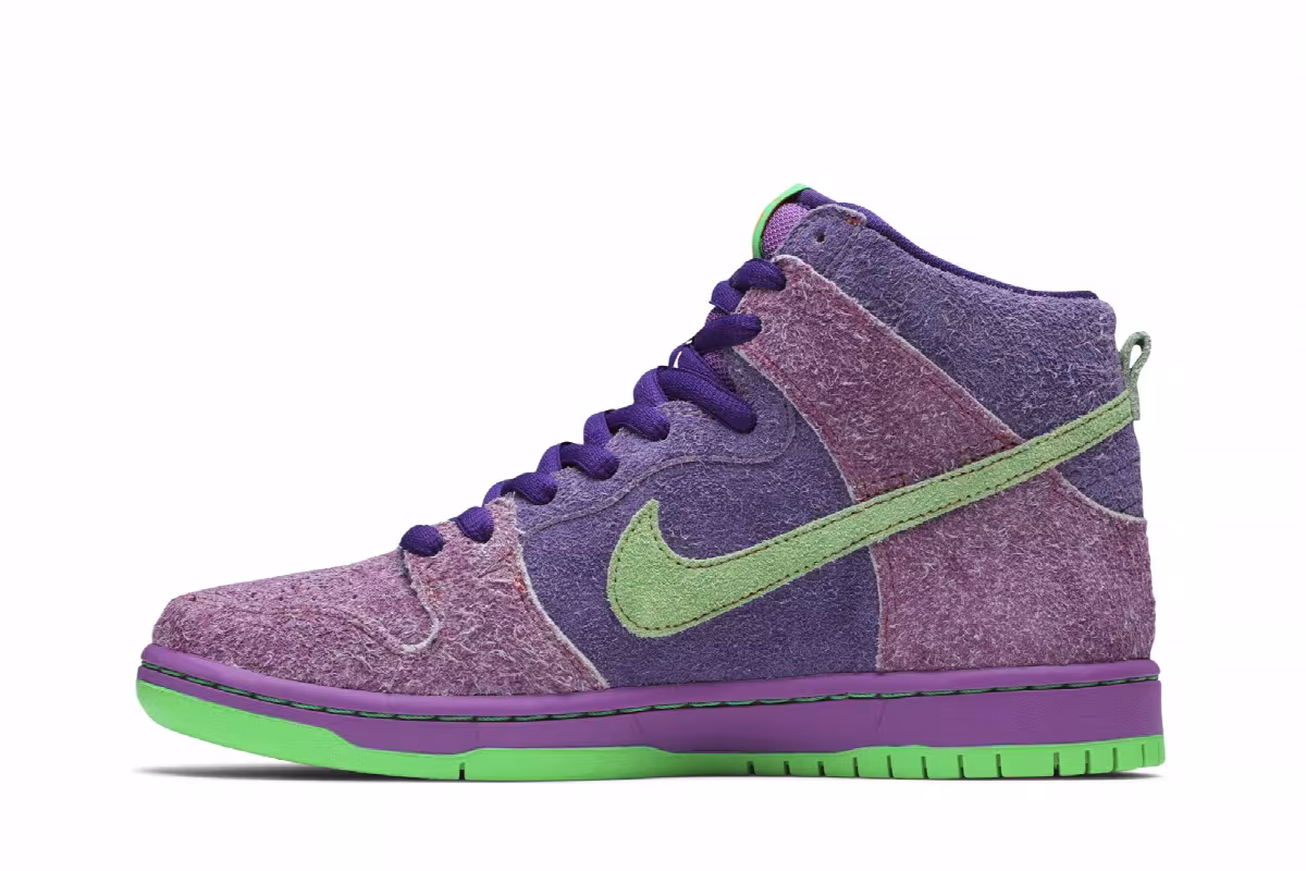 Nike Dunk High Pro SB Reverse Skunk, view 4