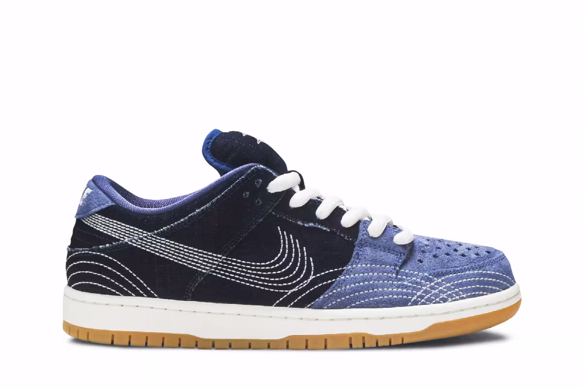 Nike Dunk Low Pro PRM SB Sashiko Pack, view 2