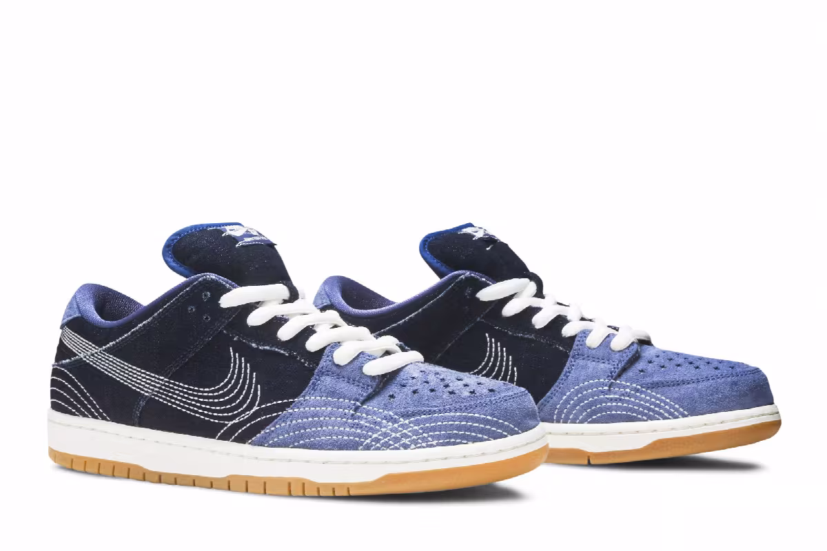 Nike Dunk Low Pro PRM SB Sashiko Pack, view 9