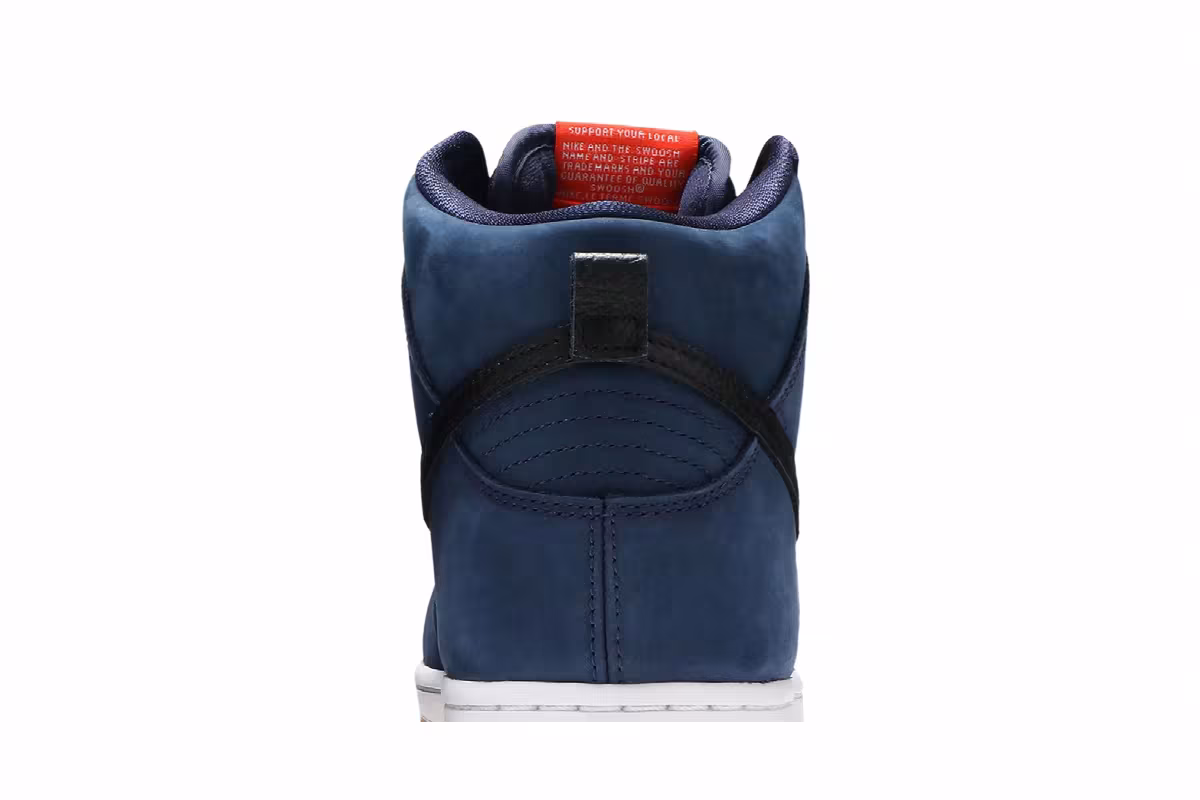 Nike Dunk High Pro ISO SB Orange Label - Midnight Navy, view 8