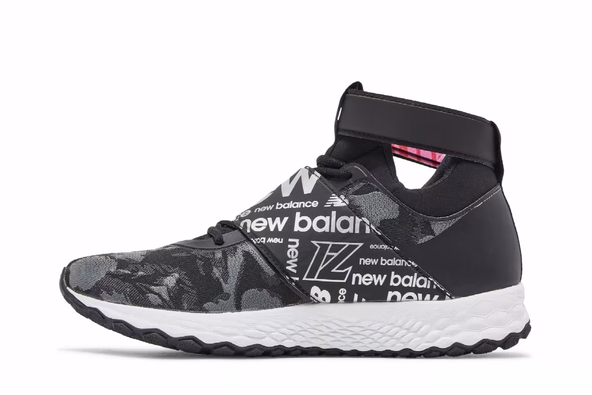 New Balance Lindor 1 TF Black Floral, view 4