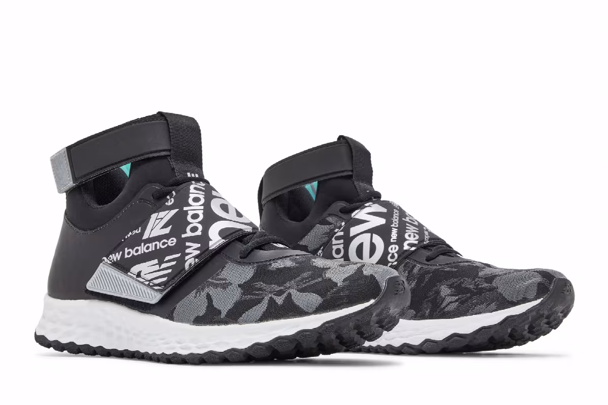 New Balance Lindor 1 TF Black Floral, view 9