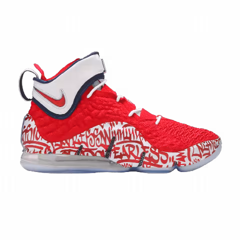 Nike LeBron 17 'LeBron 4 Red Graffiti'
