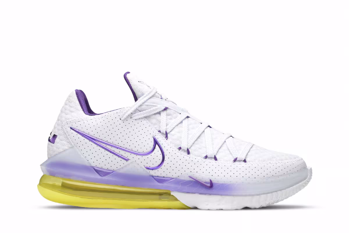 Nike LeBron 17 Low Lakers, view 2