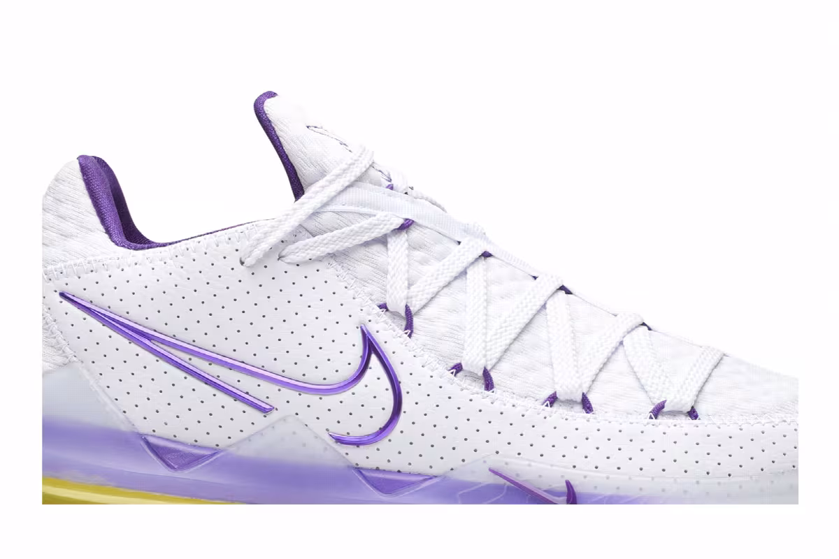 Nike LeBron 17 Low Lakers, view 3