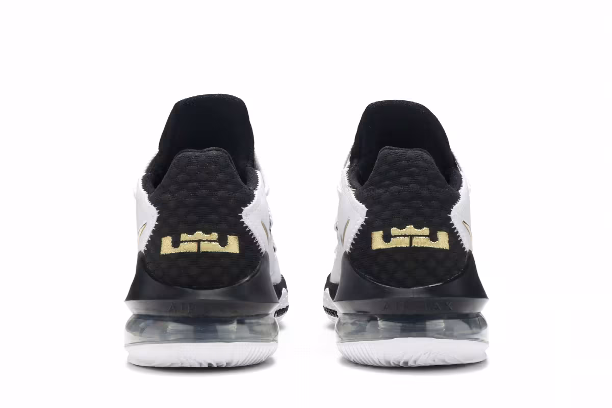 Nike LeBron 17 Low Metallic Gold, view 7