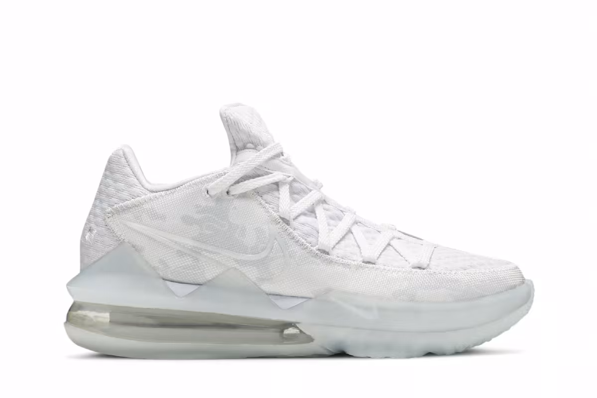 Nike LeBron 17 Low EP White Camo, view 2