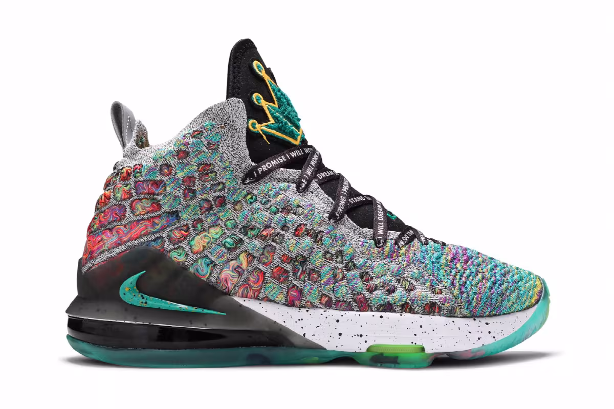 Nike LeBron 17 LJFF GS I Promise, view 2