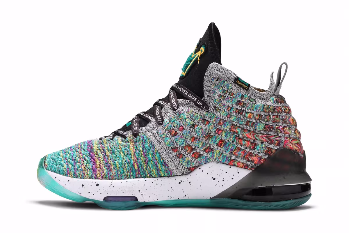Nike LeBron 17 LJFF GS I Promise, view 4