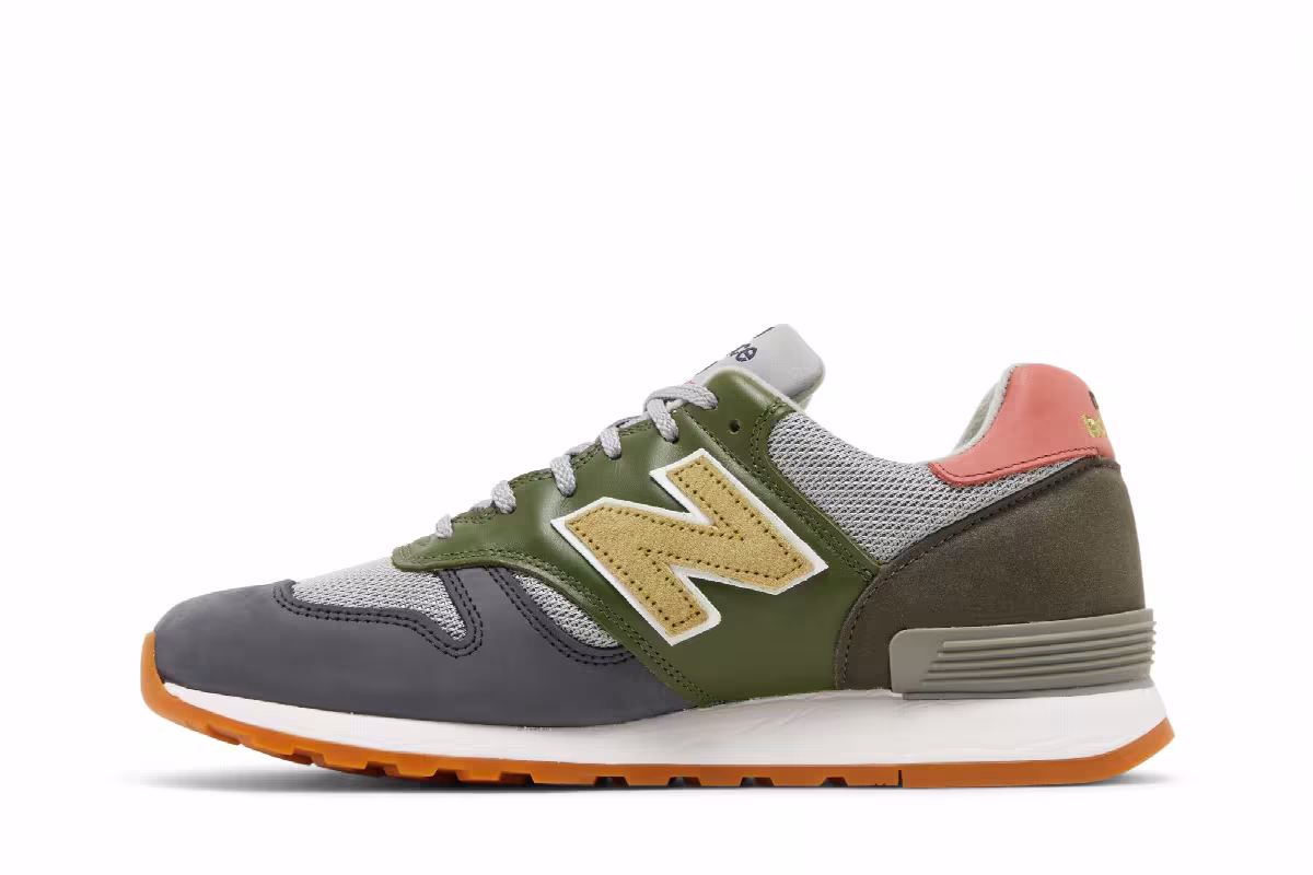 New Balance 670 Made in England Green Grey, view 4