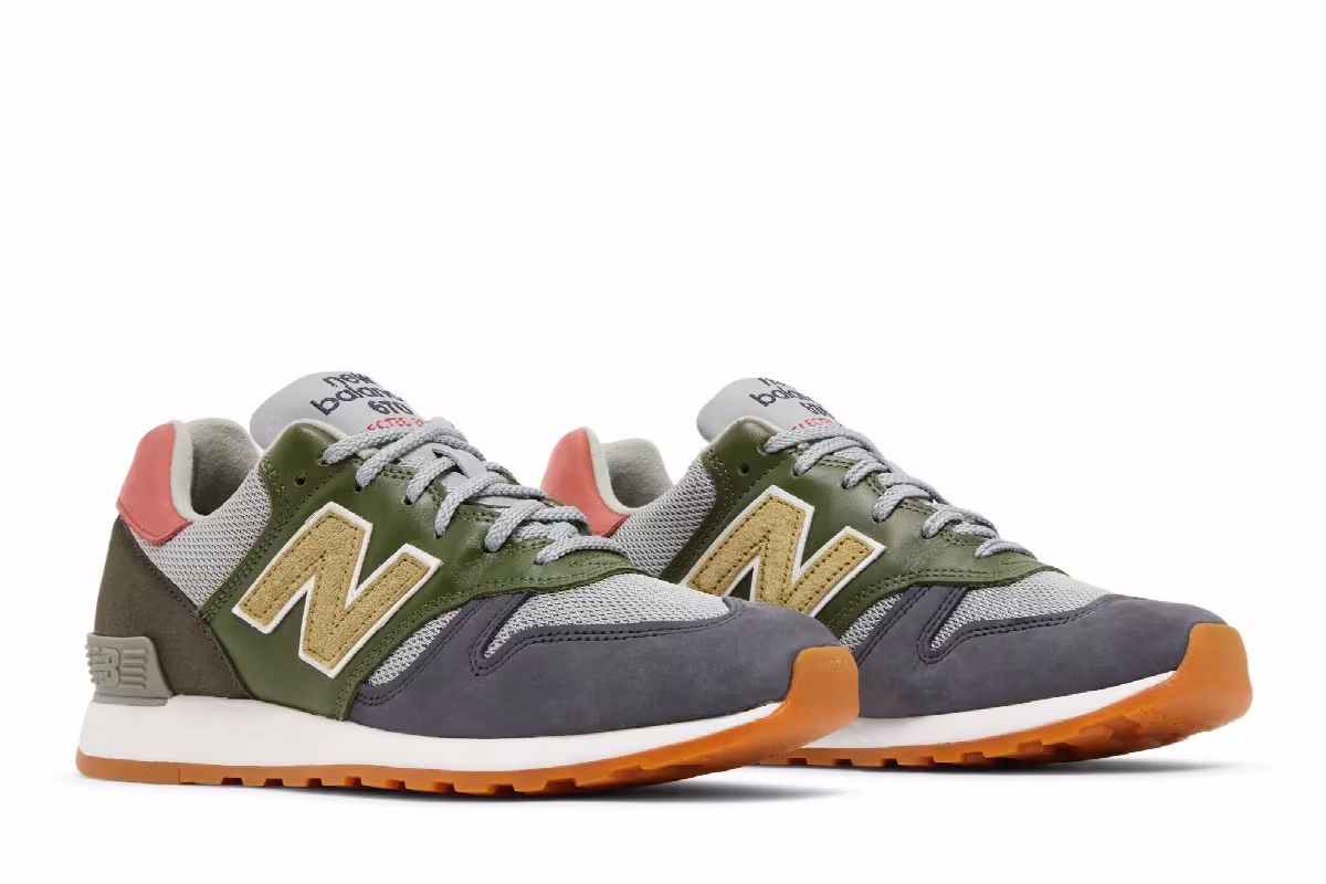 New Balance 670 Made in England Green Grey, view 9