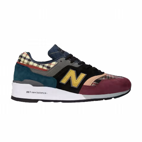 New Balance 997 Made In USA 'Plaid Pack - Burgundy'