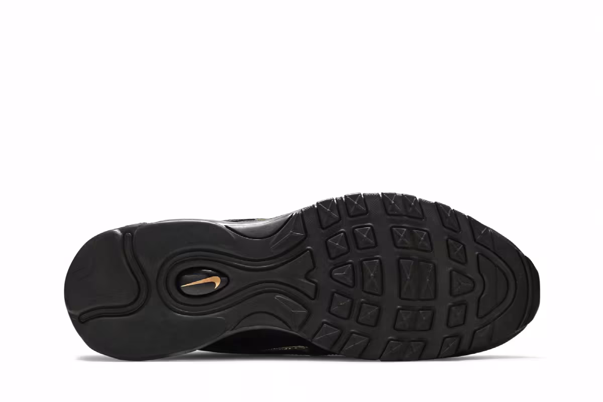 Nike Air Max 97 Black Metallic Gold, view 5