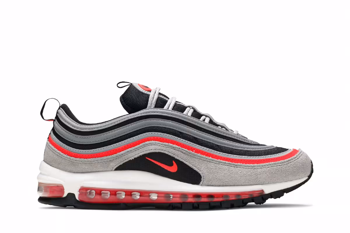 Nike Air Max 97 Wolf Grey Radiant Red, view 2
