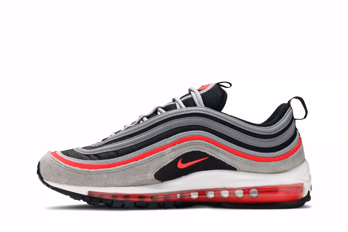 Nike Air Max 97 Wolf Grey Radiant Red, view 4