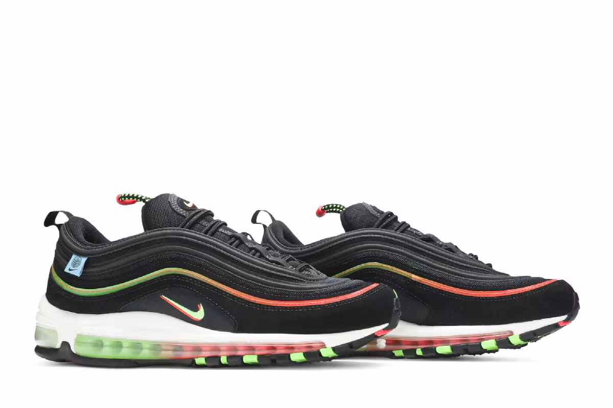 Nike Air Max 97 Worldwide Pack - Black, view 9