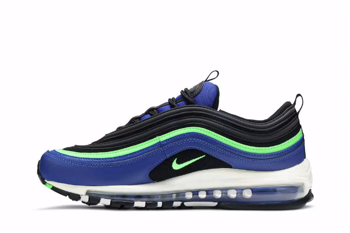 Nike Air Max 97 Royal Blue Neon, view 4