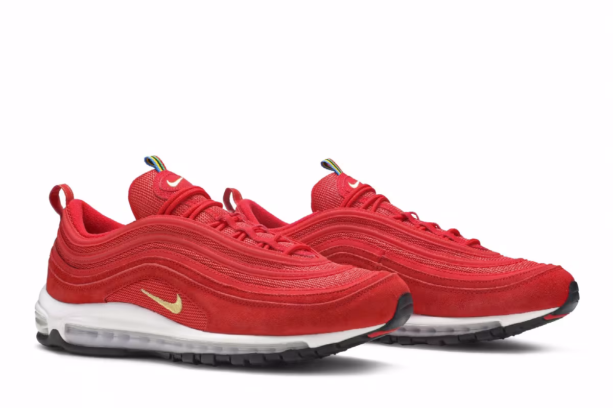 Nike Air Max 97 QS Olympic Rings - Red, view 9
