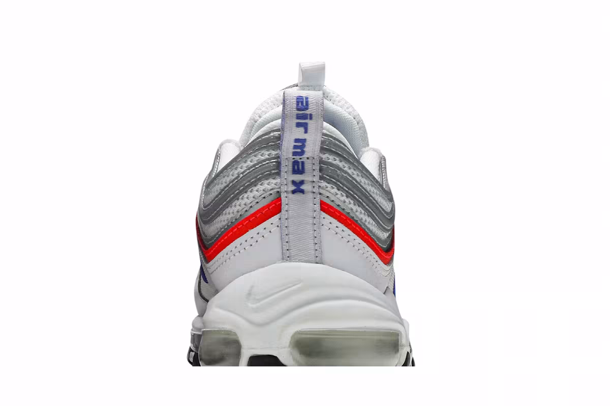 Nike Women's Air Max 97 Essential Flash Crimson Silver, view 8