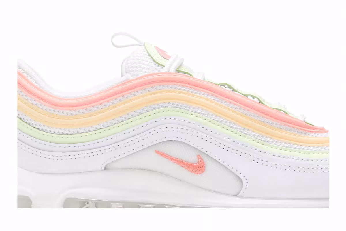 Nike Women's Air Max 97 Essential White Melon Mint Volt, view 3