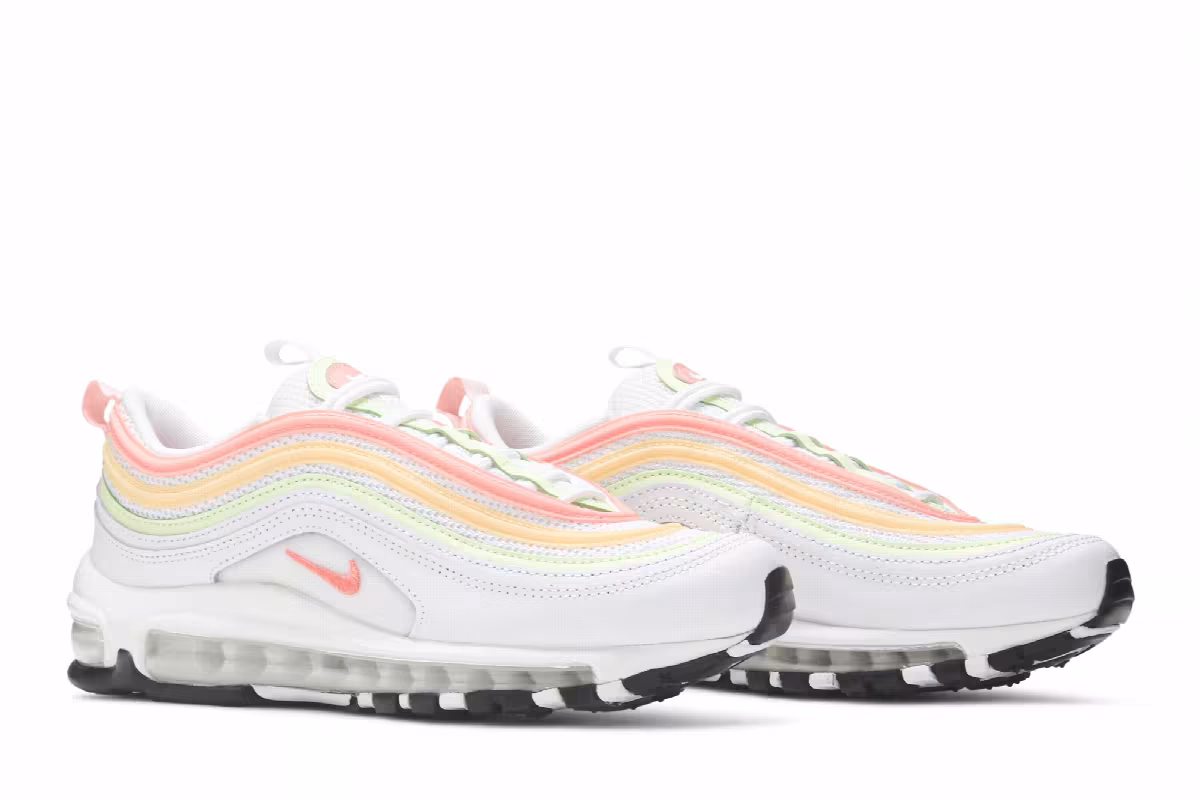 Nike Women's Air Max 97 Essential White Melon Mint Volt, view 9