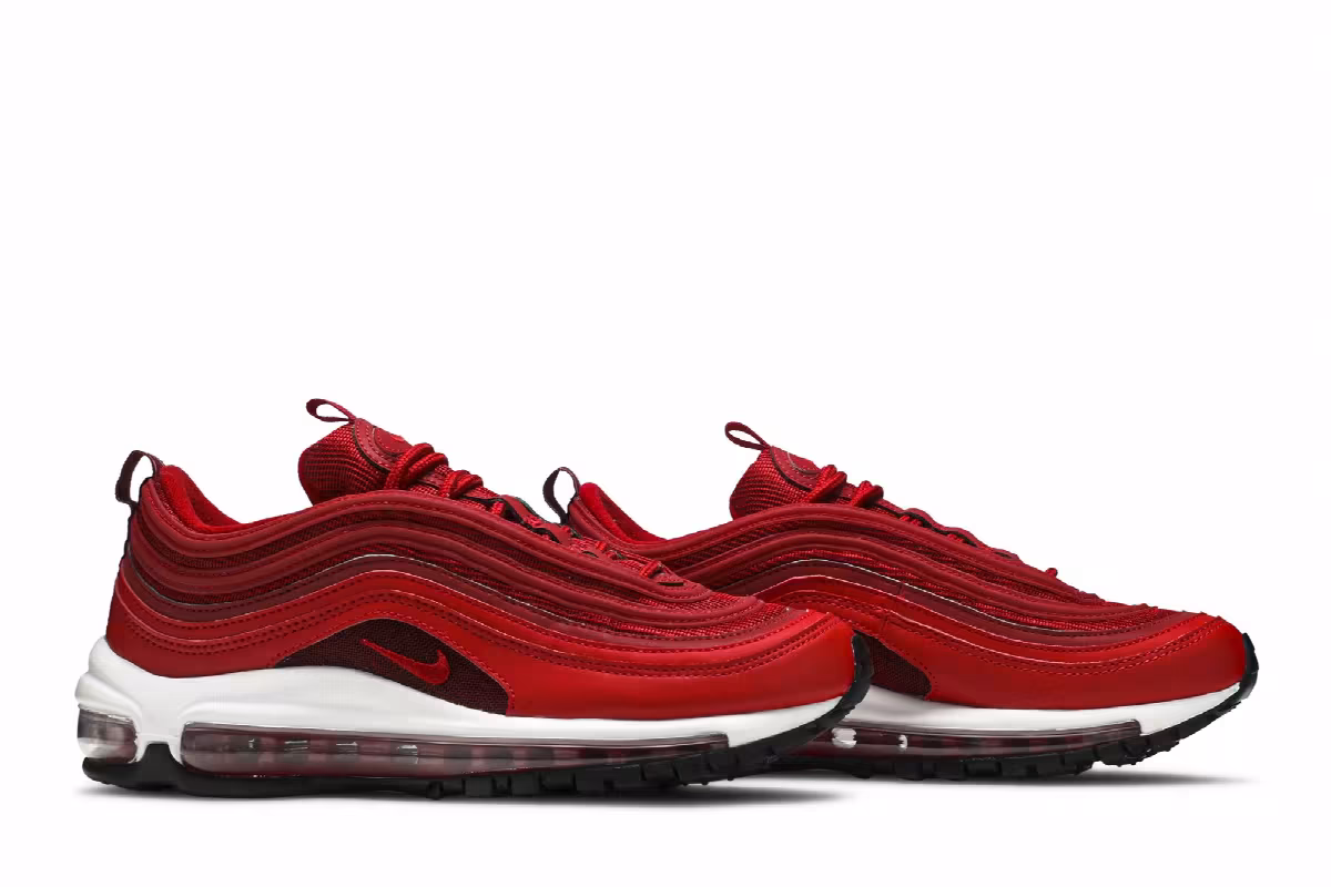 Nike Women's Air Max 97 University Red, view 9