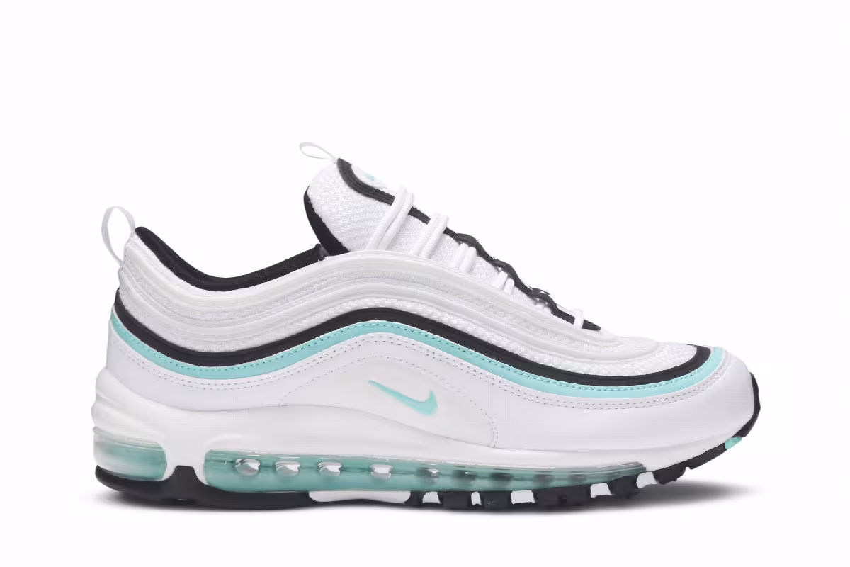 Nike Women's Air Max 97 White Aurora, view 2