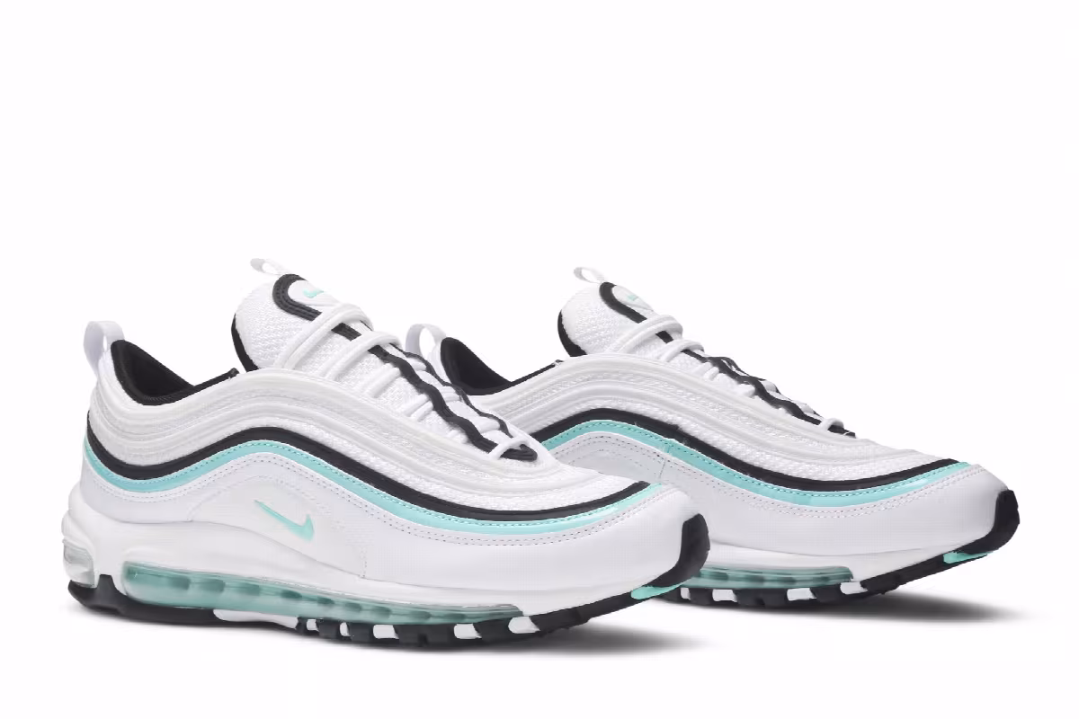 Nike Women's Air Max 97 White Aurora, view 9