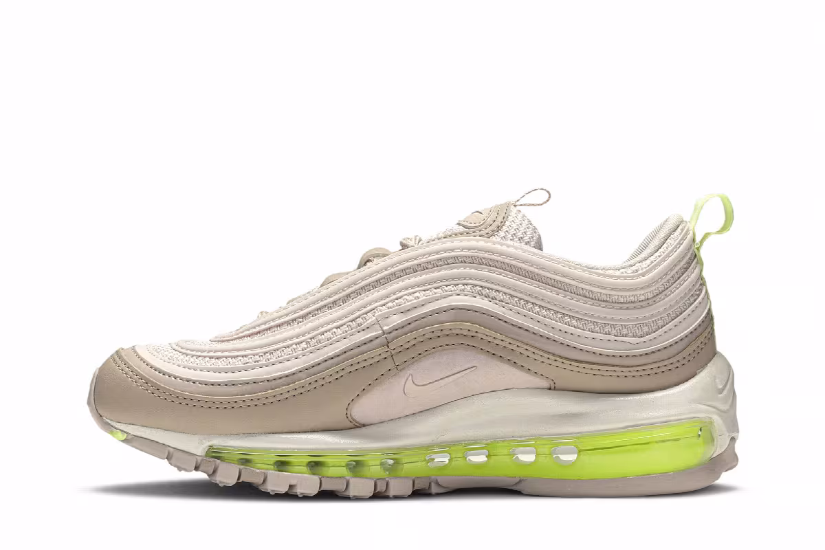 Nike Women's Air Max 97 Barely Rose Volt, view 4