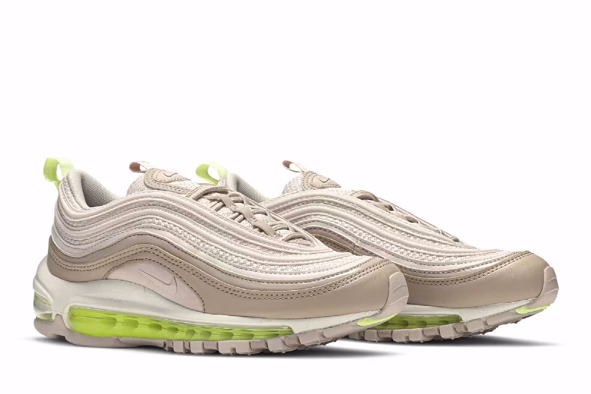 Nike Women's Air Max 97 Barely Rose Volt, view 9