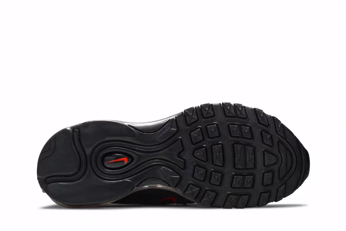 Nike Air Max 97 GS Black Chile Red, view 5