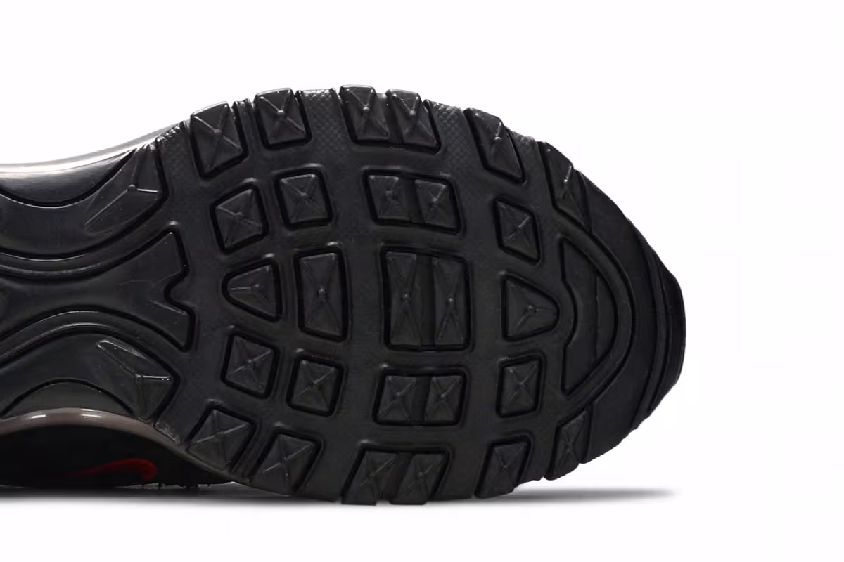Nike Air Max 97 GS Black Chile Red, view 6