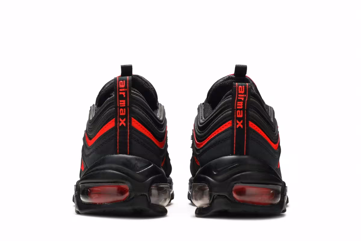 Nike Air Max 97 GS Black Chile Red, view 7
