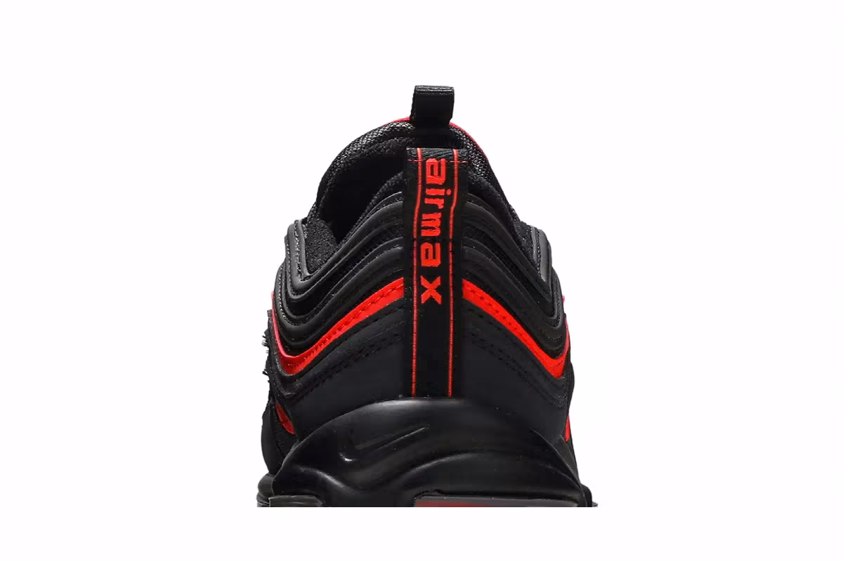 Nike Air Max 97 GS Black Chile Red, view 8