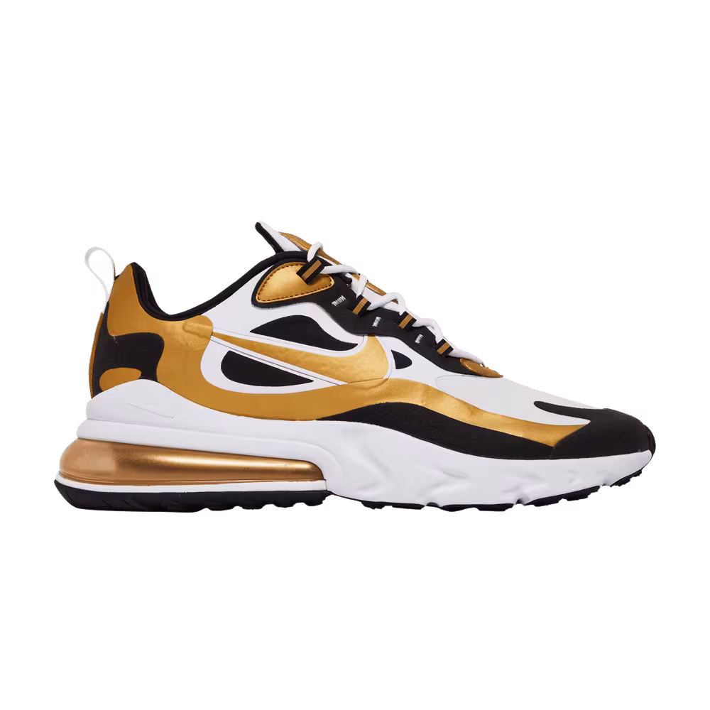 Nike Air Max 270 React Metallic Gold