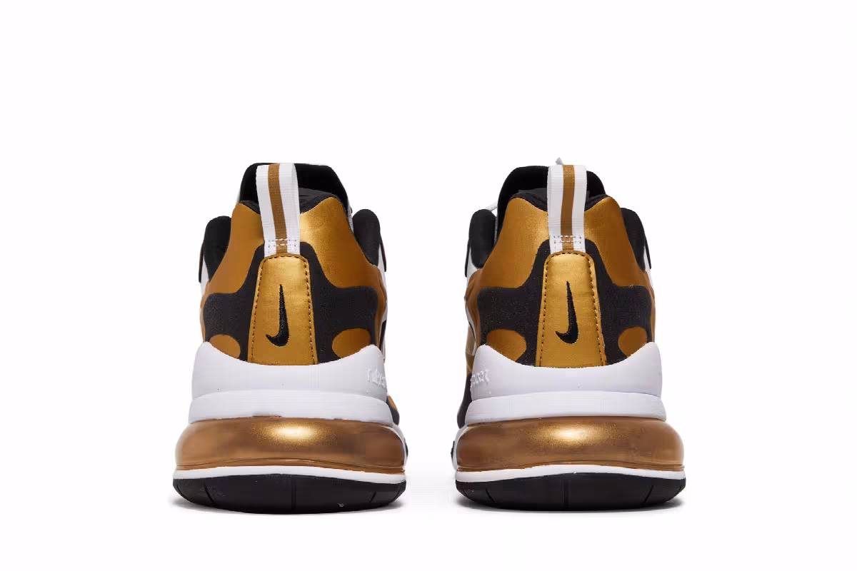 Nike Air Max 270 React Metallic Gold, view 7