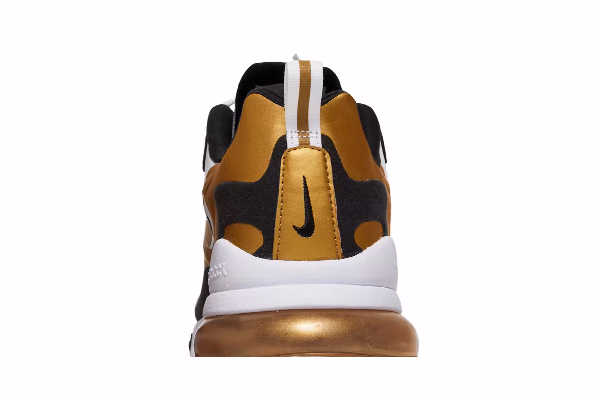 Nike Air Max 270 React Metallic Gold, view 8