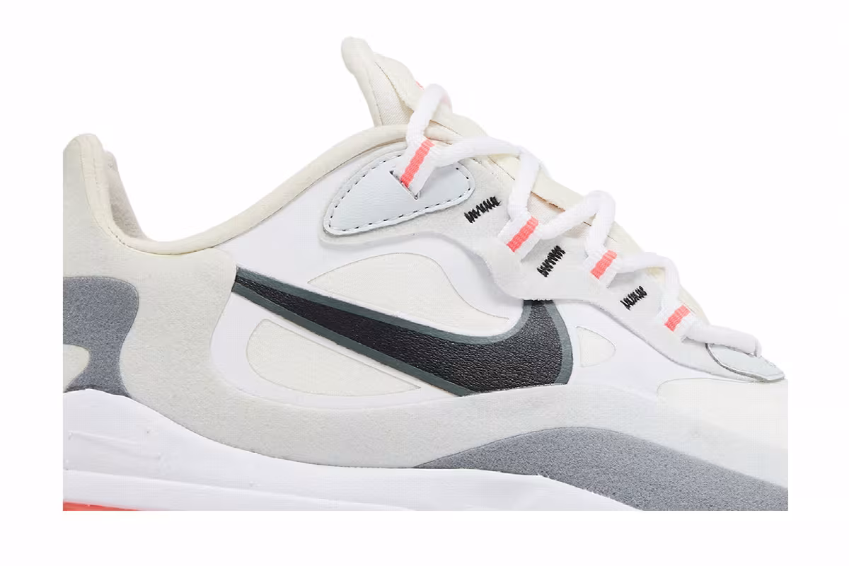 Nike Air Max 270 React White Crimson Black, view 3