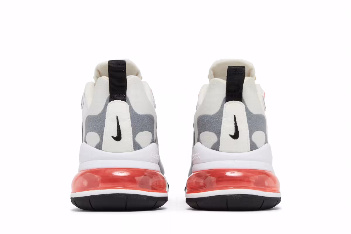Nike Air Max 270 React White Crimson Black, view 7