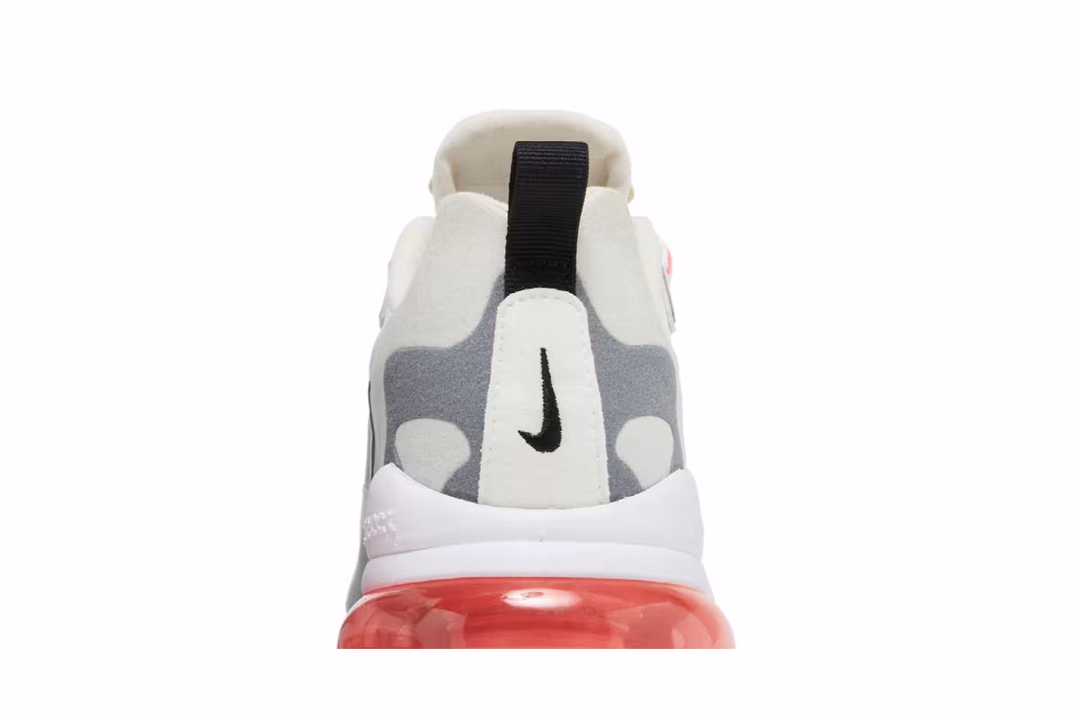 Nike Air Max 270 React White Crimson Black, view 8