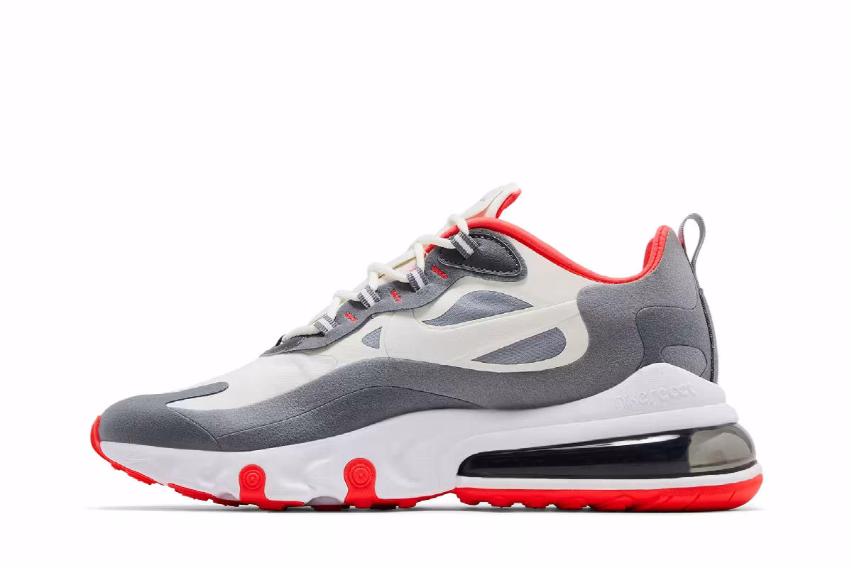 Nike Air Max 270 React Red Grey, view 4